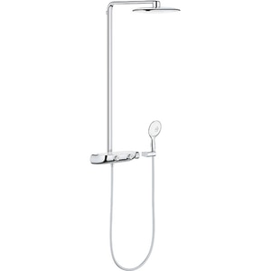 Sistem dus GROHE RainShower Smartcontrol 360 Mono 26361LS0, termostat, 3 functii, crom-alb