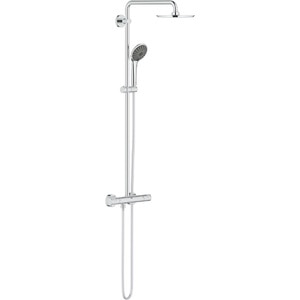 Sistem dus GROHE Vitalio Joy 210 27965000, termostat, 3 functii, argintiu