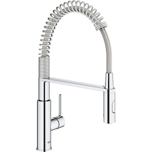 Baterie bucatarie GROHE Get 30361000, metal, argintiu