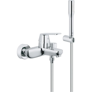 Set baterie cada si dus GROHE Eurosmart Cosmopolitan 32832000, metal, argintiu
