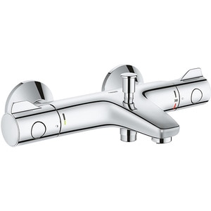 Baterie cada-dus GROHE Grohtherm 800 34576000, alama, argintiu