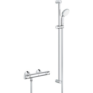 Set baterie dus GROHE Precision Flow 34842000, termostat, 1 functie, crom