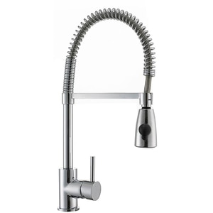 Baterie bucatarie ALVEUS Billy, dus extractibil, argintiu