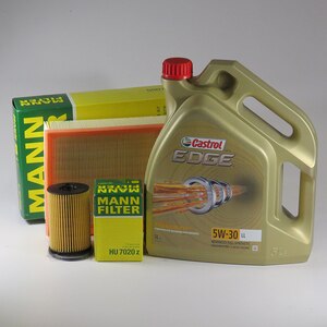 Kit schimb ulei CASTROL 5W30, Volkswagen Tiguan II, 1.6 TDI, 116CP, 2016-prezent