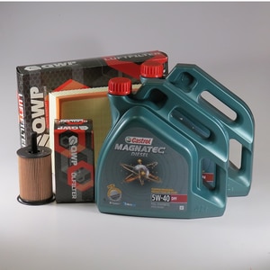 Kit schimb ulei CASTROL Magnatec 5W40, Volkswagen Transporter T5, 2.5 TDI, 130-174CP, 2003-2009