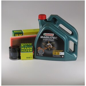 Kit schimb ulei CASTROL Magnatec 5W30, Toyota Yaris 3 Hybrid, 1.5i, 73-100CP, 2012-prezent
