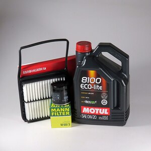 Kit schimb ulei MOTUL 0W20, Toyota Prius 2 Hybrid, 1.8i, 78CP, 2004-2009