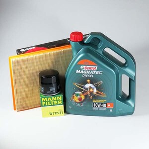 Kit schimb ulei CASTROL Magnatec Diesel 10W40, Opel Astra F 1.7 TD, 68CP, 1994-1999