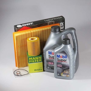 Kit schimb ulei MOBIL Super 2000 10W40, Opel Astra G 1.7 DTI, 75CP, 1998-2005