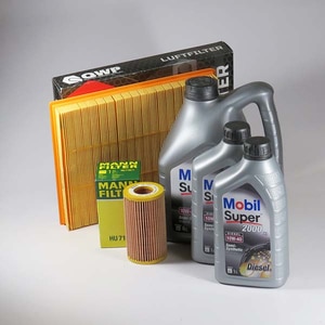 Kit schimb ulei MOBIL Super 2000 10W40, Opel Astra G 2.0 DI, 82-101CP, 1998-2004