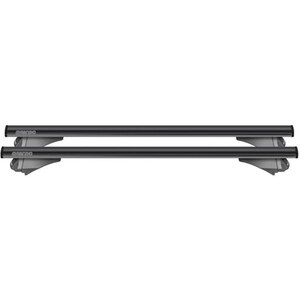 Bare transversale MENABO Leopard Black XL, Audi A4 (B8/8K) Allroad, 2007-2015, 135 cm