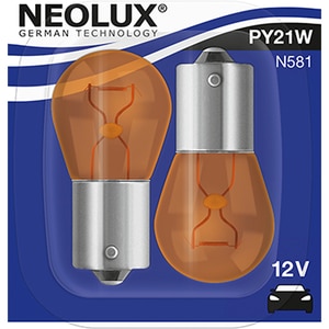 Set 2 becuri Halogen NEOLUX N581-02B, PY21W, 21W, 12V