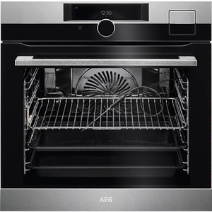 Cuptor incorporabil AEG SteamPro BSK999330M, Electric, Gatire cu abur, 70 l, Clasa A++, CookView, Wi-Fi, negru-inox