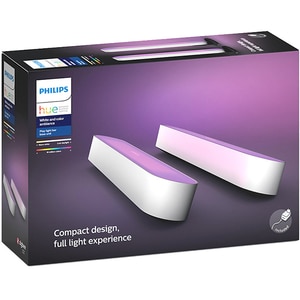 Pachet lampi inteligente PHILIPS Hue Play, lumina RGB, 6.6W, alb, 2 buc