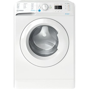 Masina de spalat rufe frontala slim INDESIT BWSA 61051 W EU N, 6 kg, 1000rpm, Clasa F, alb