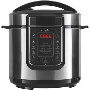 Multicooker MYRIA MY4450, 6l, 1000W, 14 programe, argintiu-negru