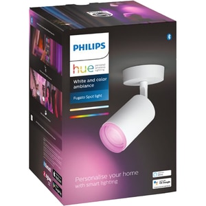 Spot LED smart PHILIPS Hue 8718696171493, 5.7W, 350lm, IP20, RGB, alb