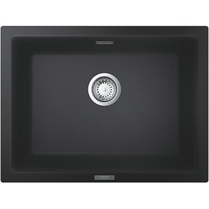 Chiuveta bucatarie GROHE K700U 31655AP0, 1 cuva, compozit quartz, negru