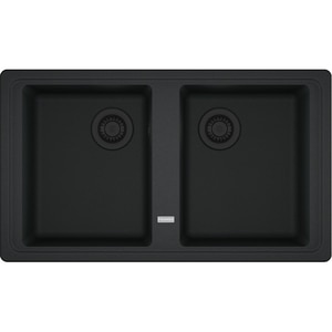 Chiuveta bucatarie FRANKE BFG 620, 2 cuve, compozit granit, negru
