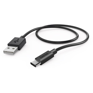 Cablu date HAMA 178385, USB-A - USB-C, 0.6m, negru