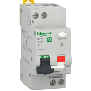 Siguranta automata diferentiala SCHNEIDER EZ9D32620, 1P + ND, 20A, curba C