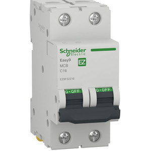 Siguranta automata modulara SCHNEIDER EZ9F32216, 2P, 16A, curba C
