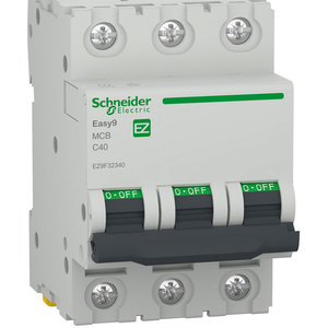 Siguranta automata modulara SCHNEIDER EZ9F32340, 3P, 40A, curba C