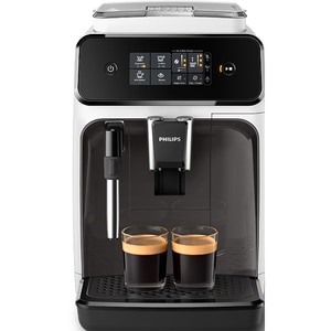 Espressor automat PHILIPS Seria 1200 EP1223/00, 1.8l, 1500W, 15 bar, alb-negru