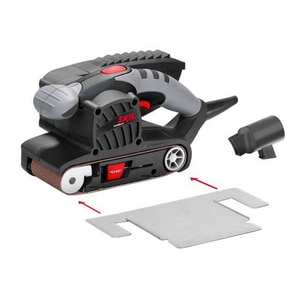 Masina de slefuit cu banda SKIL 1215AA, 650W, 301m/min, banda 75x533mm, banda P80