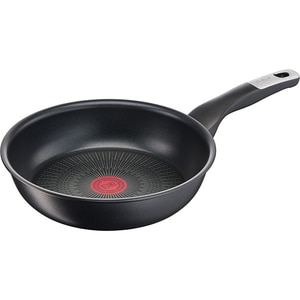 Tigaie TEFAL Unlimited G2550572, 26 cm, aluminiu, invelis antiaderent Titanium, negru