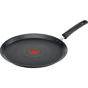 Tigaie clatite TEFAL Unlimited G2553872, 25cm, aluminiu,  Thermo Signal, negru