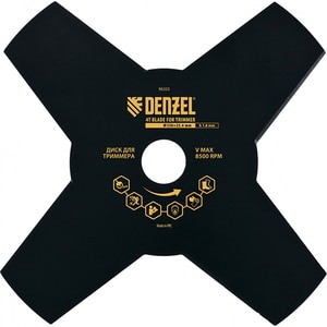 Disc motocoasa DENZEL 96323, 230 x 25.4mm, grosime 1.6mm, 4 lame