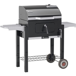 Gratar carbune LANDMANN Dorado 31401, 56 x 42 cm, 2 suprafete, 2 role, negru