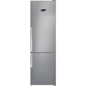 Combina frigorifica GRUNDIG GKNE 262E40 FXN, Cool Plus, 362 l, H 203, Clasa E, inox