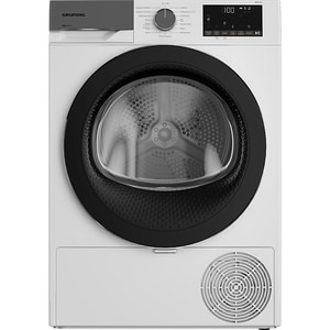 Uscator de rufe GRUNDIG GTP5824BN, Pompa de caldura, 8 kg, 15 programe, Clasa C, alb