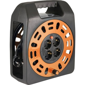 Prelungitor cu tambur HOME HJR 3-20, 4 prize, 20m 