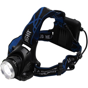Lanterna LED frontala HOME HLM 5R, Acumulator 18650/1200 mAh, negru