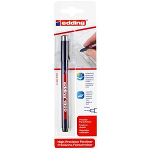 Liner pentru desen tehnic EDDING 1800, 0.5 mm, negru