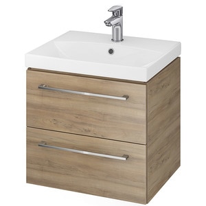 Set masca si lavoar Cersanit Gala City, 49.4 x 44.7 x 44.2 cm, nuc