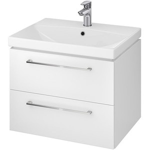 Set masca si lavoar Cersanit Gala City, 59.4 x 44.7 x 44.2 cm, alb