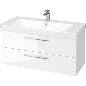 Set masca si lavoar Cersanit Lara Mille, 99.4 x 44.7 x 46 cm, alb