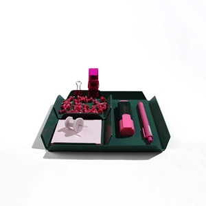 Set 3 tavite SPIN Treyo, aluminiu, verde