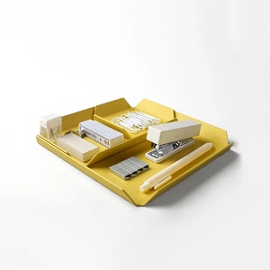 Set 3 tavite SPIN Treyo, aluminiu, galben