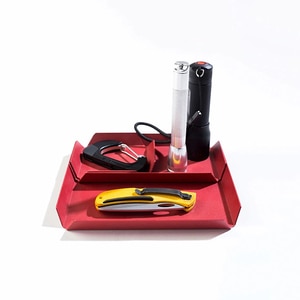 Set 3 tavite SPIN Treyo, aluminiu, rosu