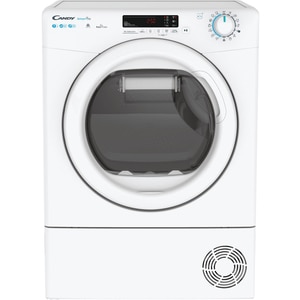 Uscator de rufe slim CANDY CSO4H7A2DE-S, Pompa de caldura, 7 kg, 14 programe, Clasa E, Wi-Fi, alb
