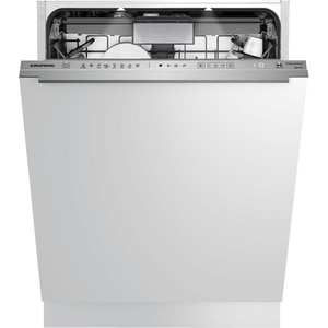 Masina de spalat vase incorporabila GRUNDIG GNVP3630B, CornerWash, 16 seturi, 8 programe, 60 cm, Clasa C, panou comanda inox