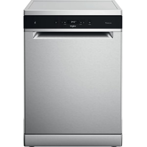 Masina de spalat vase independenta WHIRLPOOL WFC 3C26 P X, 6th Sense, 14 seturi, 8 programe, 60 cm, Clasa E, argintiu