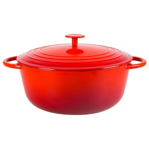 Cratita fonta MYRIA MY4172, 6l, 28cm, fonta, rosu