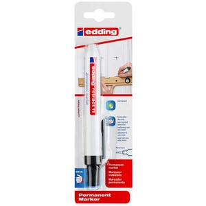 Marker permanent cu mecanism EDDING 11, 1.5-3 mm, cu mecanism, negru