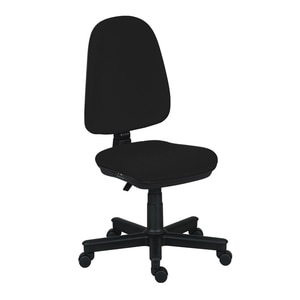 Scaun birou operational TORINO, stofa, negru